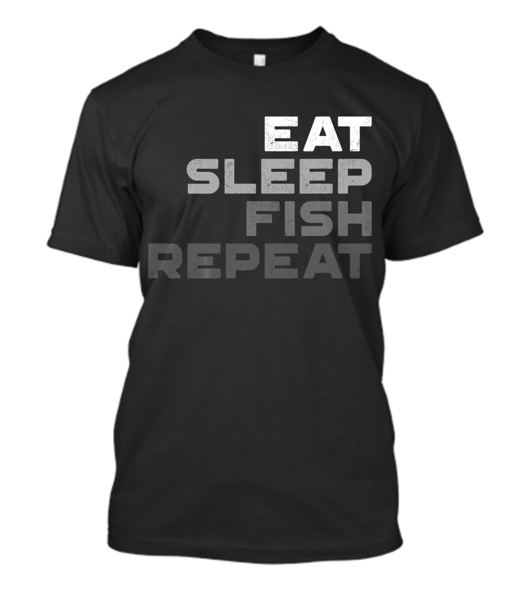 Eat Sleep Fish Repeat Fishing Cycle T-Shirt