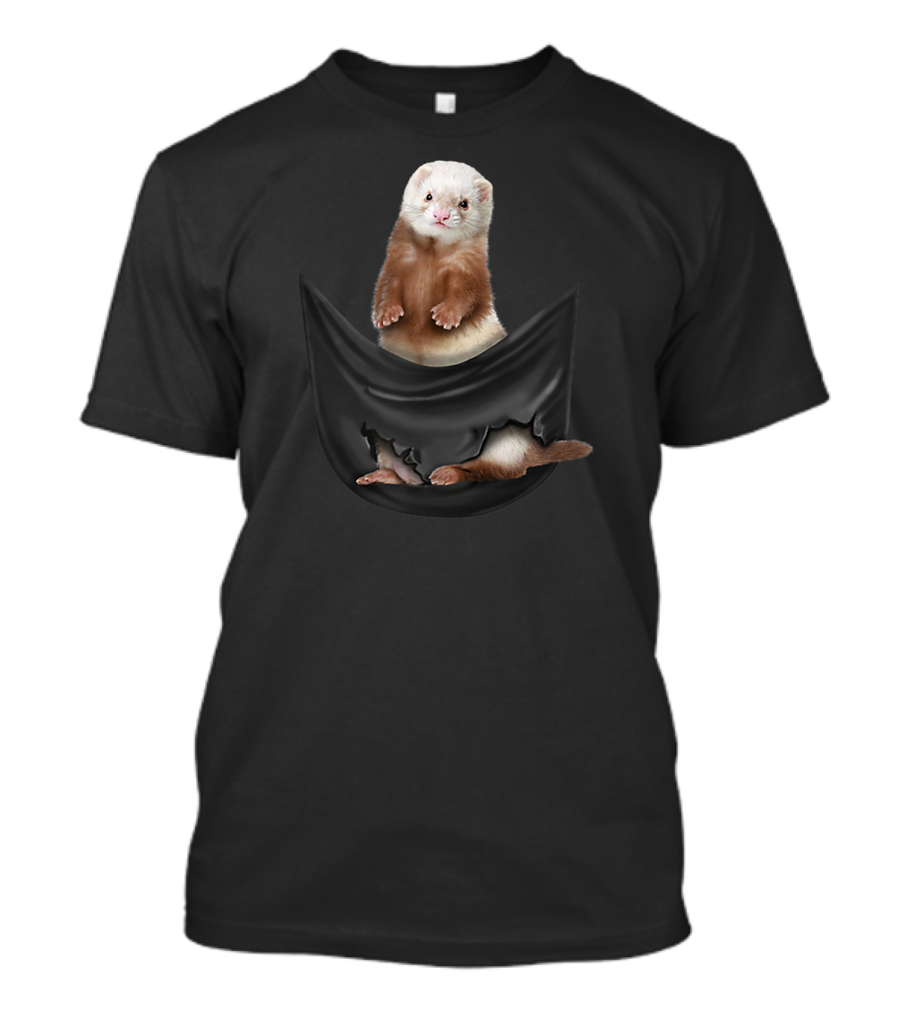 Ferret In Your Pocket Animal Lover Fun T-Shirt