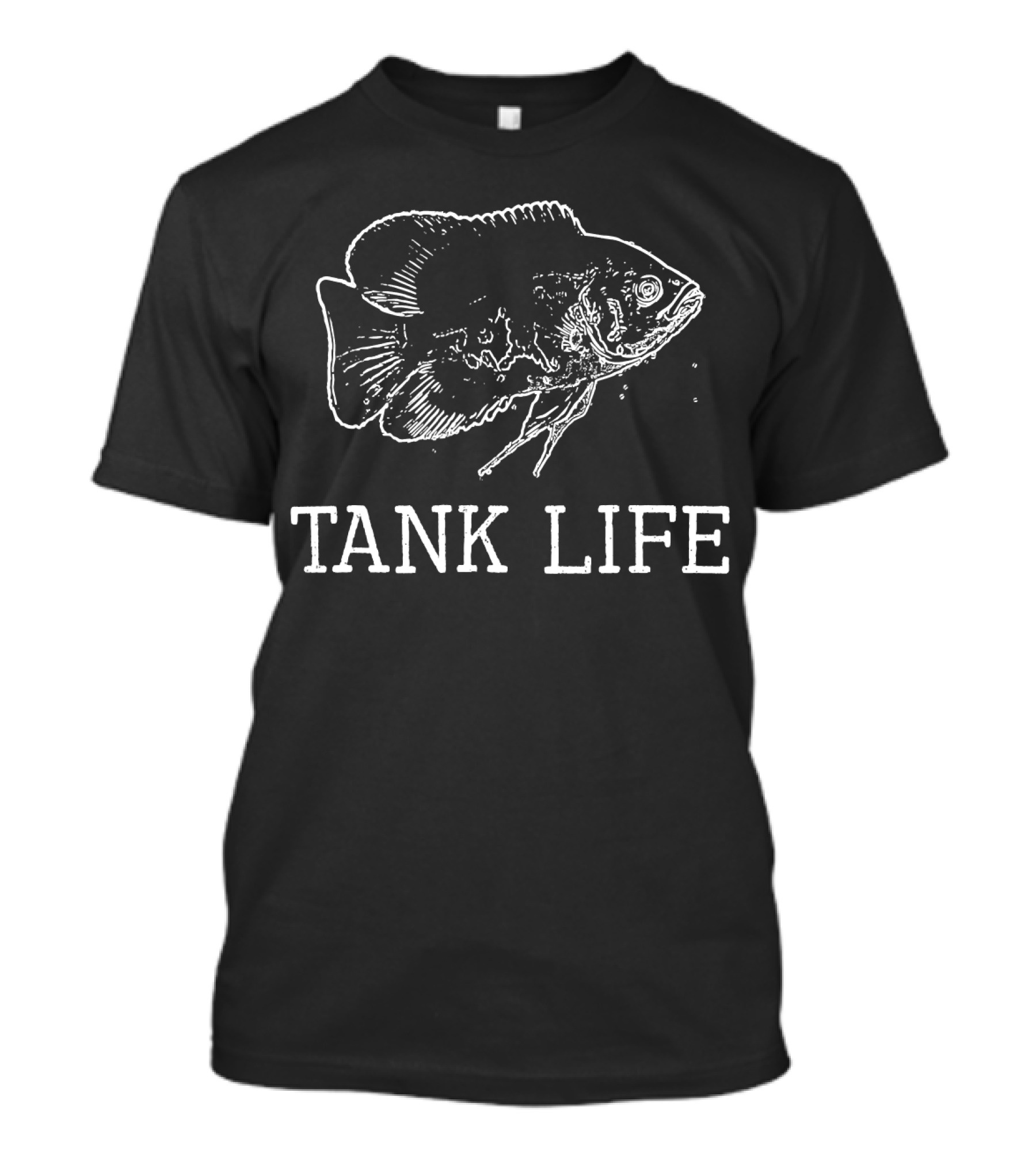 Tank Life Fish Tank Aquarium Hobby Oscar Cichlid T-Shirt