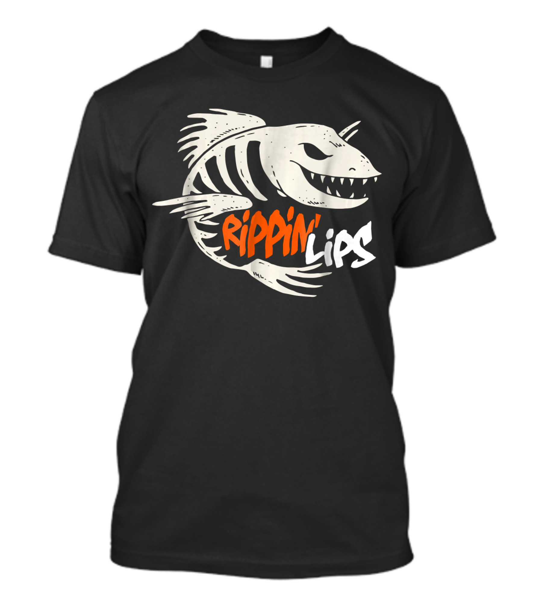 Rippin' Lips Fish Bones Fishing T-Shirt