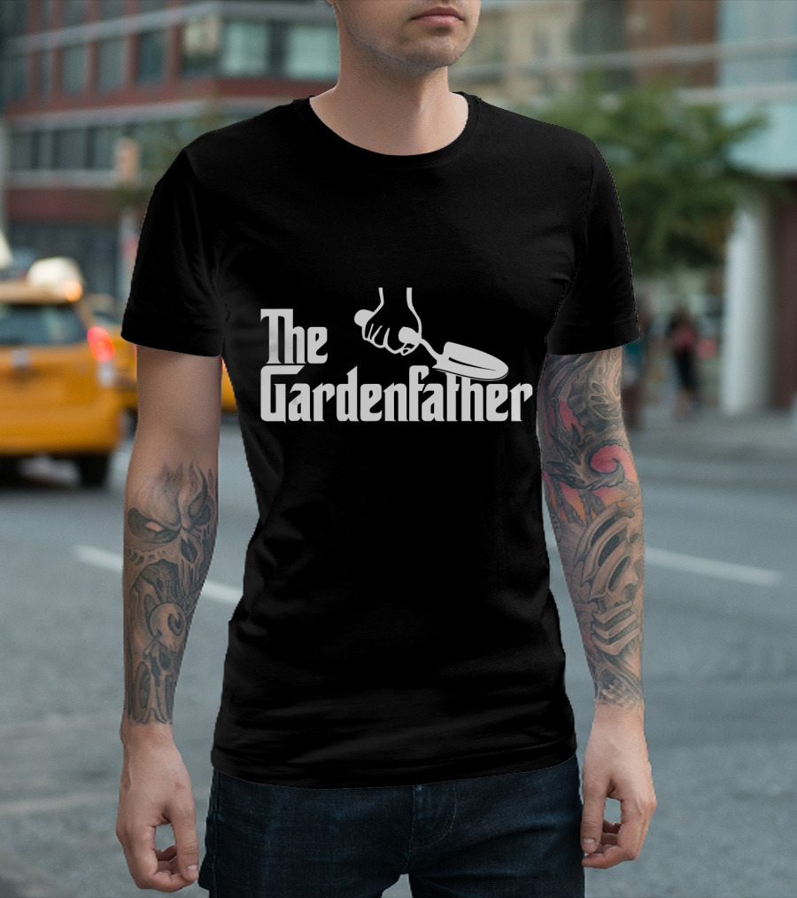 Funny Gardening Lover The Gardenfather Trowel Iconic T-Shirt