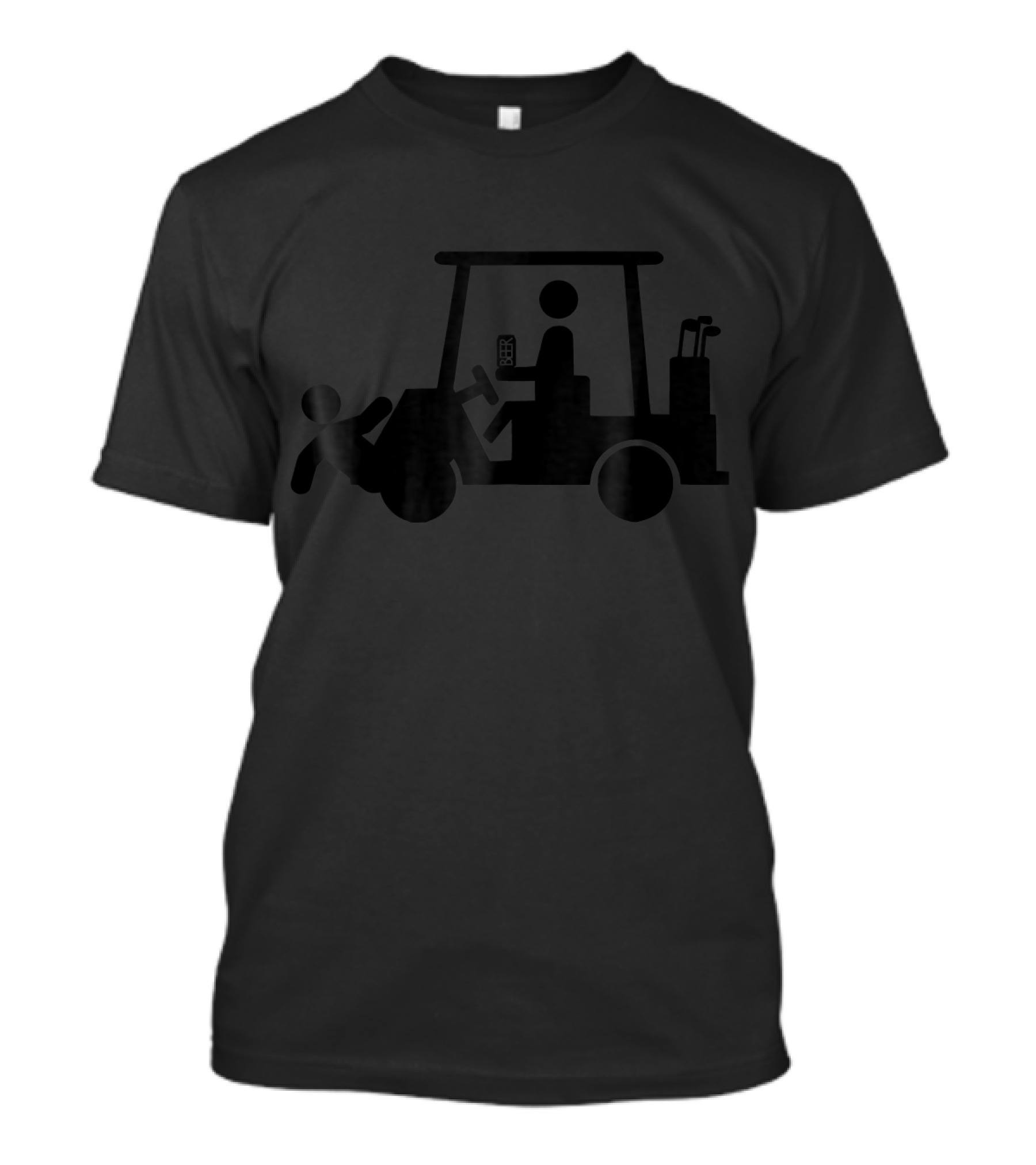 Golf Cart Drinks Laughter Beer Day On The Course T-Shirt