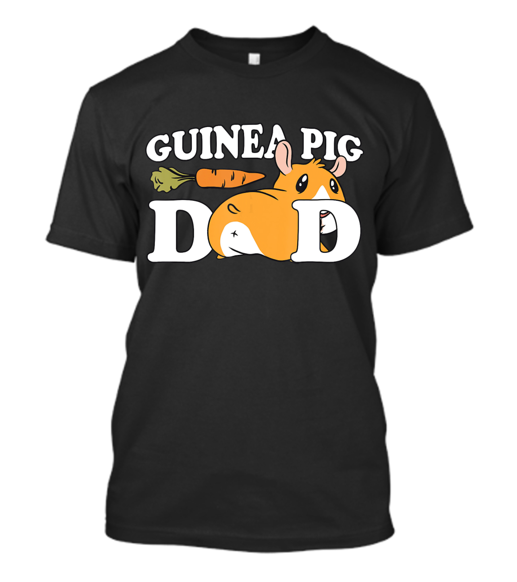 Guinea Pig Dad Carrot Humor T-Shirt