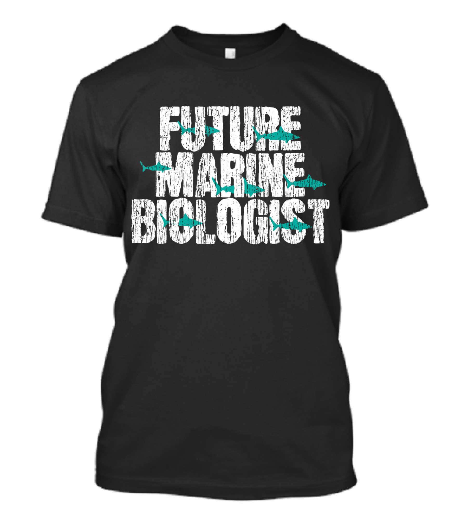 Future Marine Biologist Biology With Sharks T-Shirt
