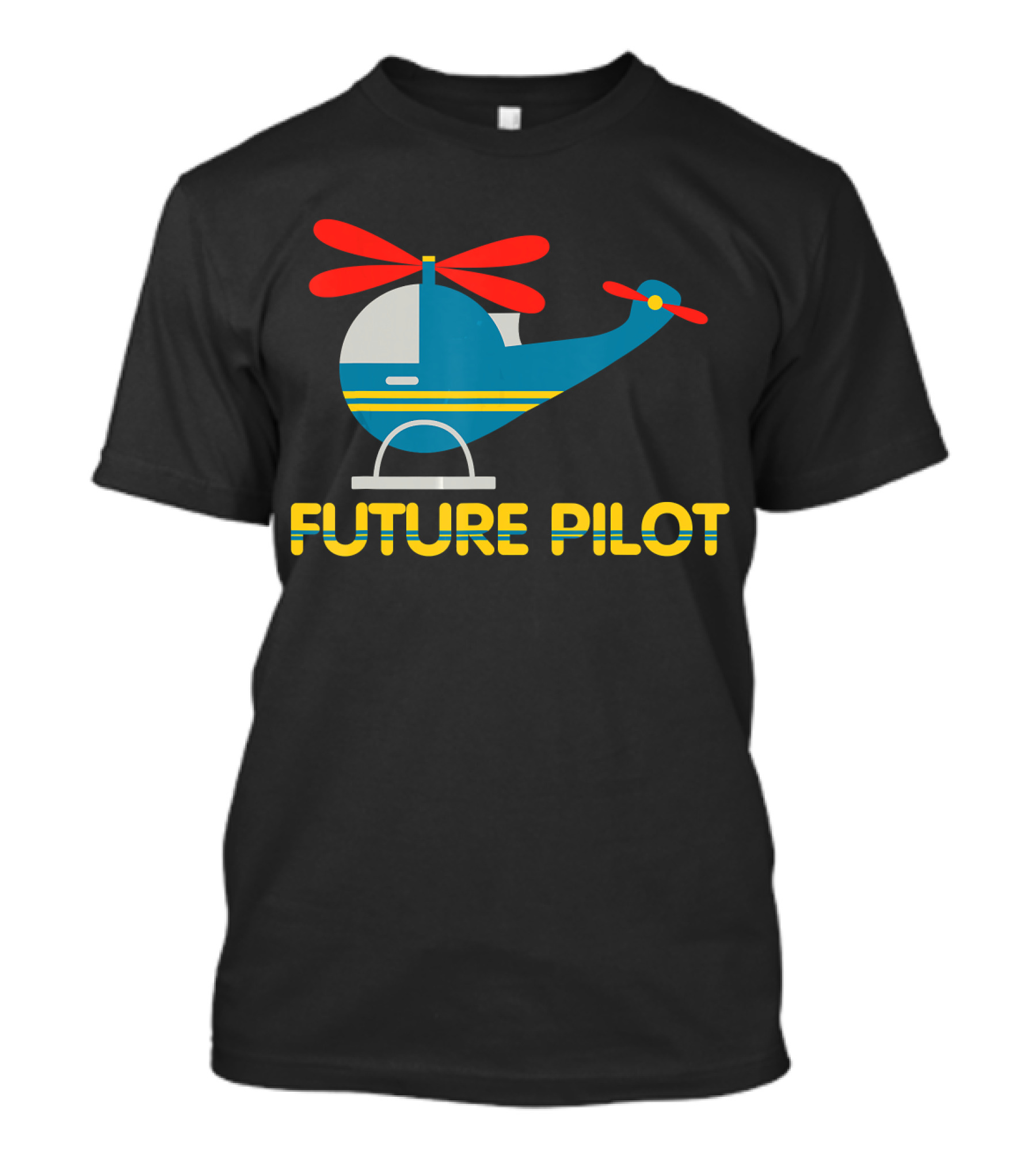 Future Pilot Helicopter Cool Wishing To Be T-Shirt