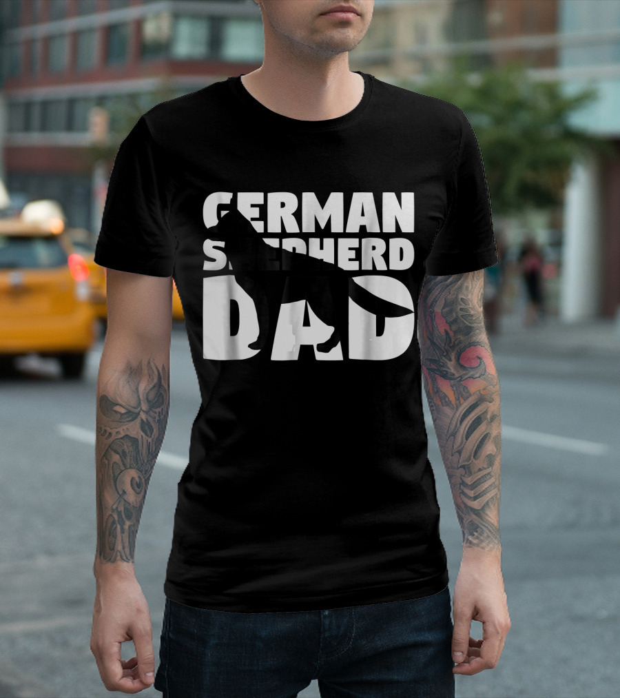 German Shepherd Dad T-Shirt