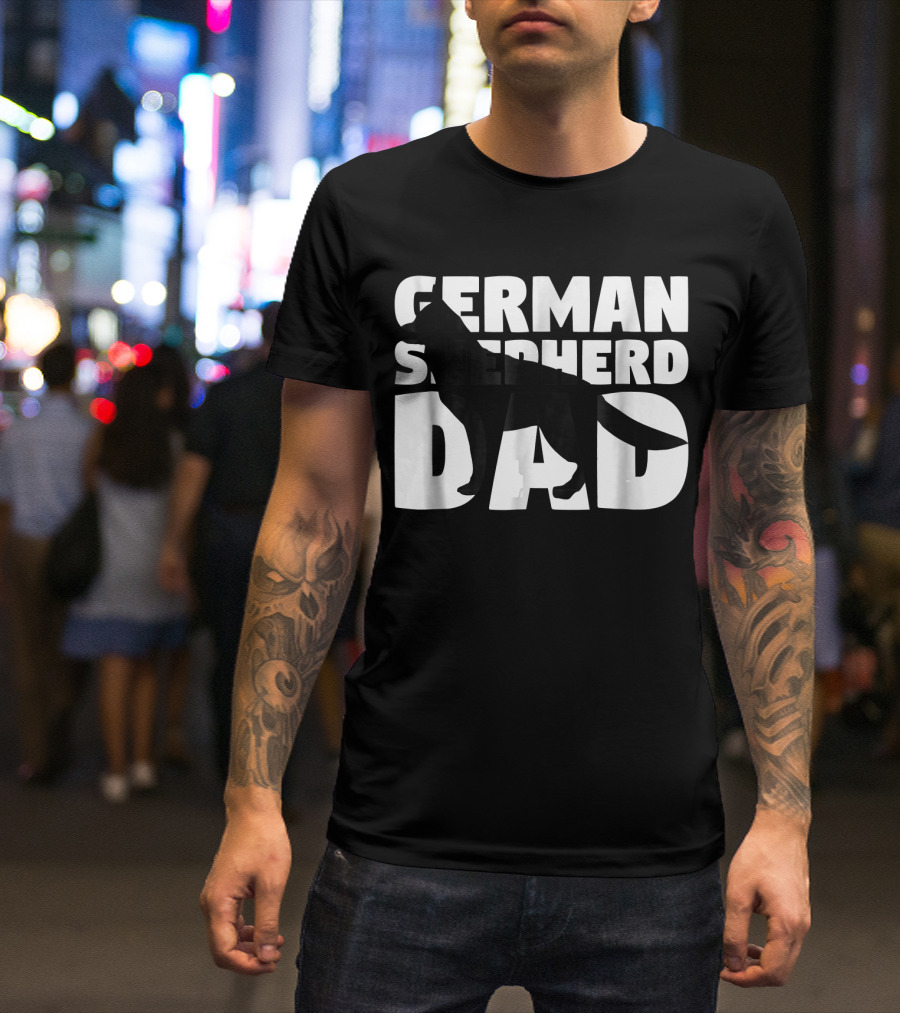 German Shepherd Dad T-Shirt