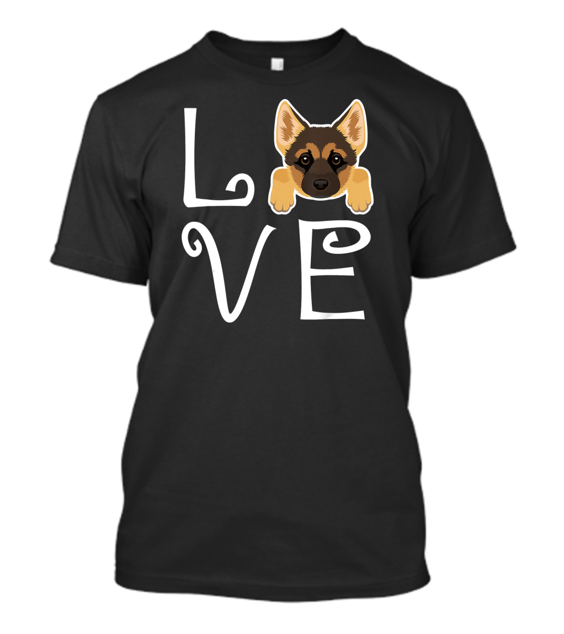 Love German Shepherd Dog Owner German T-Shirt