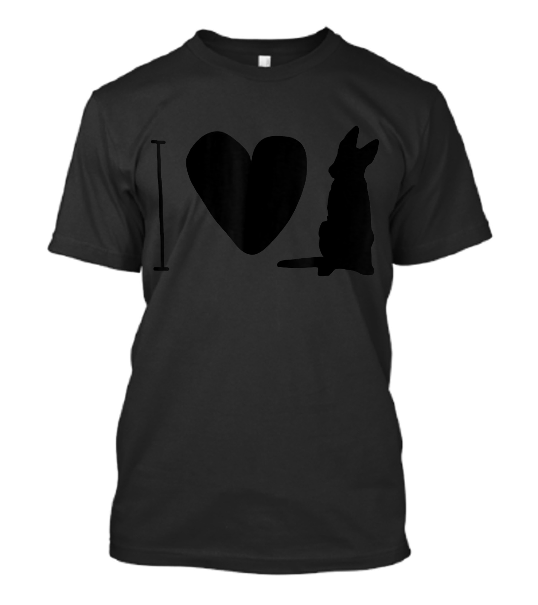 I Love German Shepherd T-Shirt