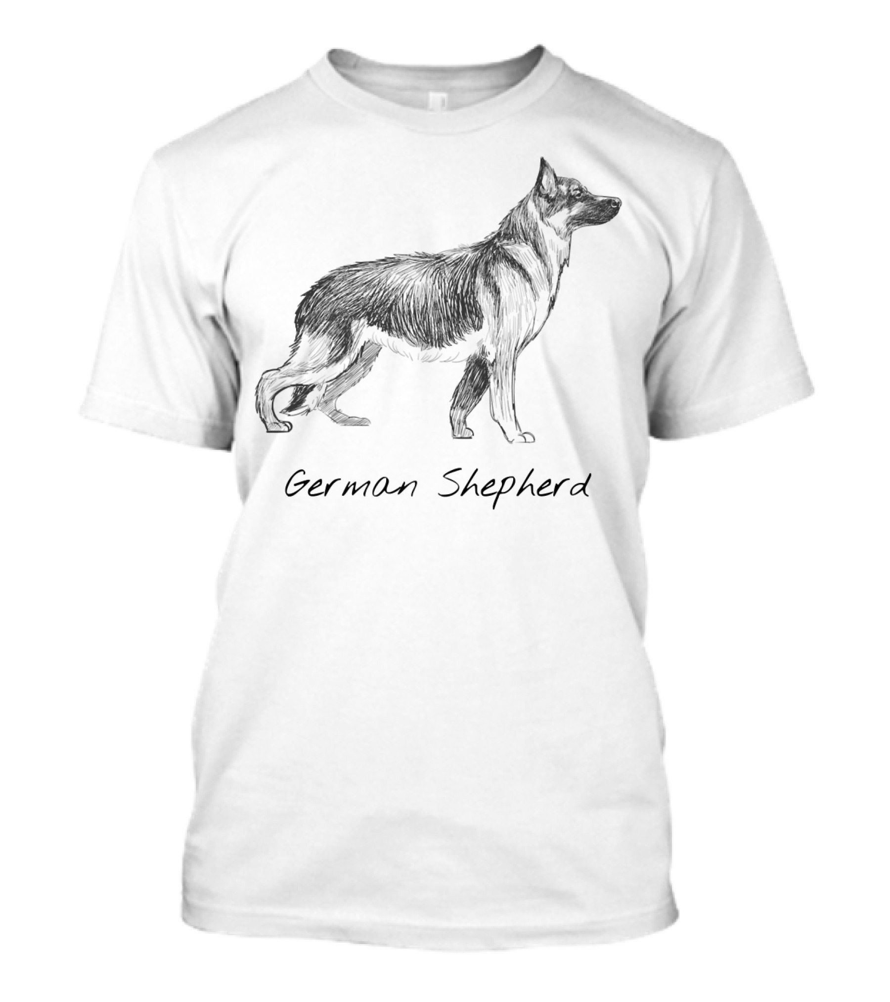 German Shepherd Sketch German Shepherd T-Shirt