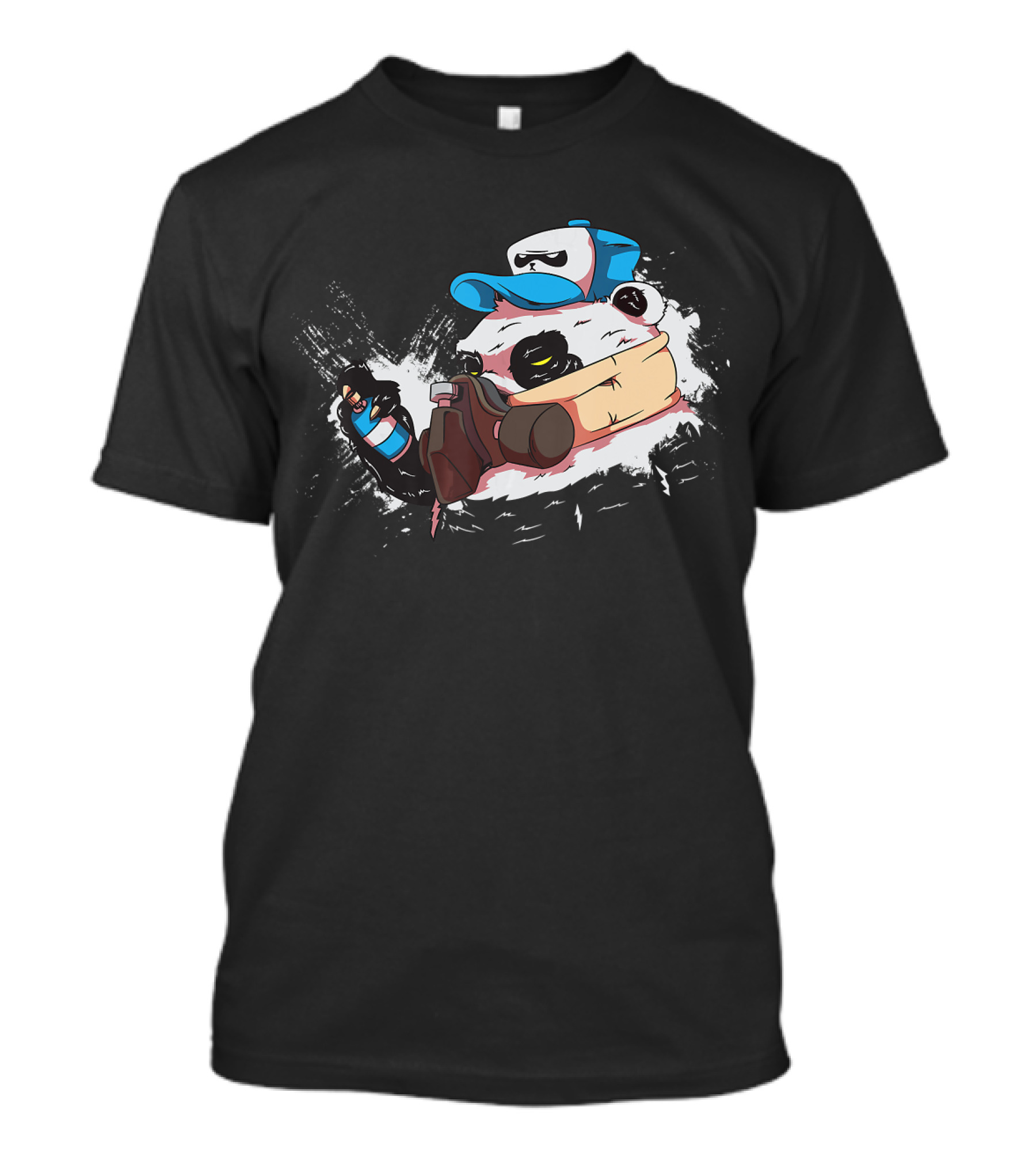 Graffiti Art Spray Cap Character T-Shirt