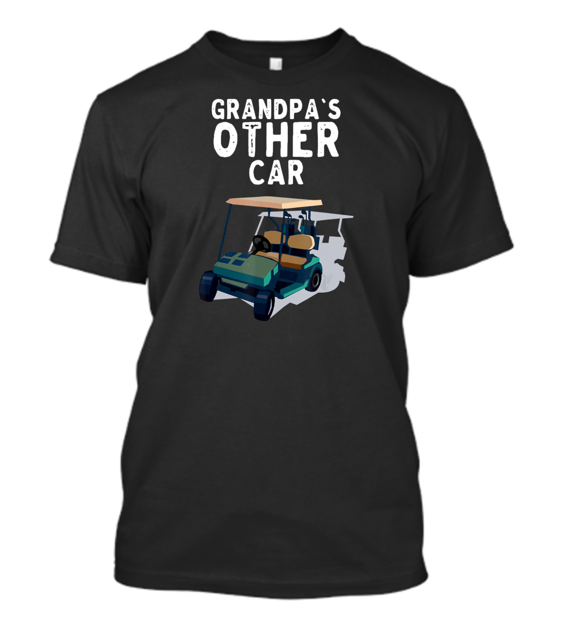 Grandpa's Other Car Funny Golf Club Pla Golf Cart T-Shirt