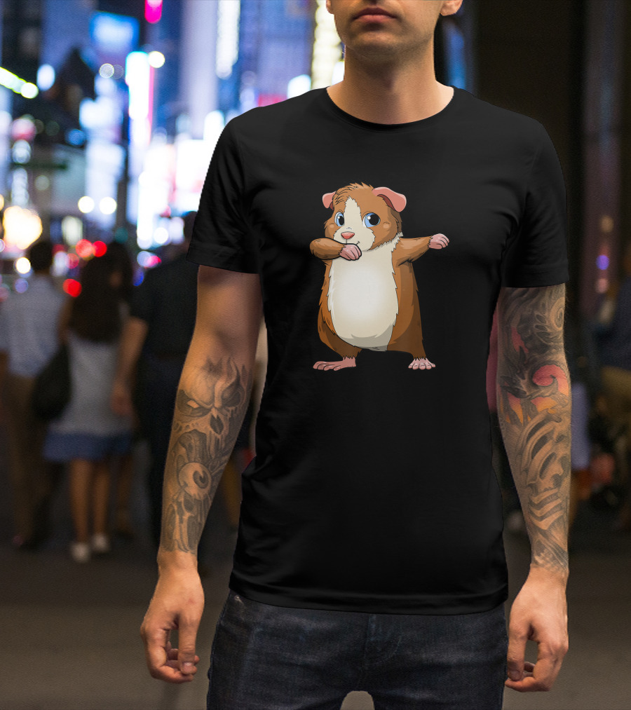 Guinea Pig Funny Dabbing Furry T-Shirt