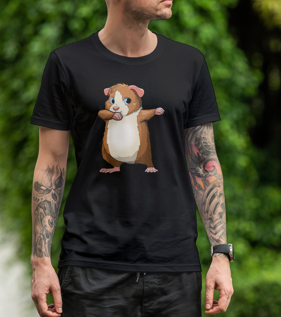 Guinea Pig Funny Dabbing Furry T-Shirt