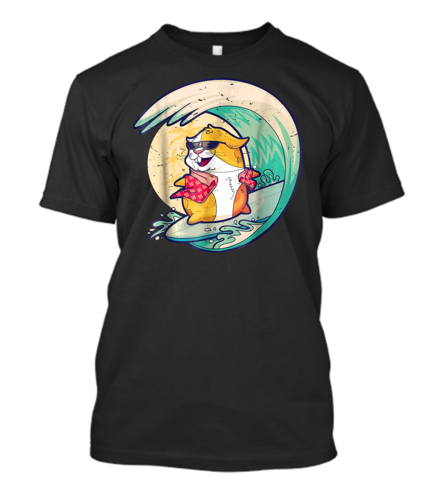 Guinea Pig Surfing Wave Cool T-Shirt