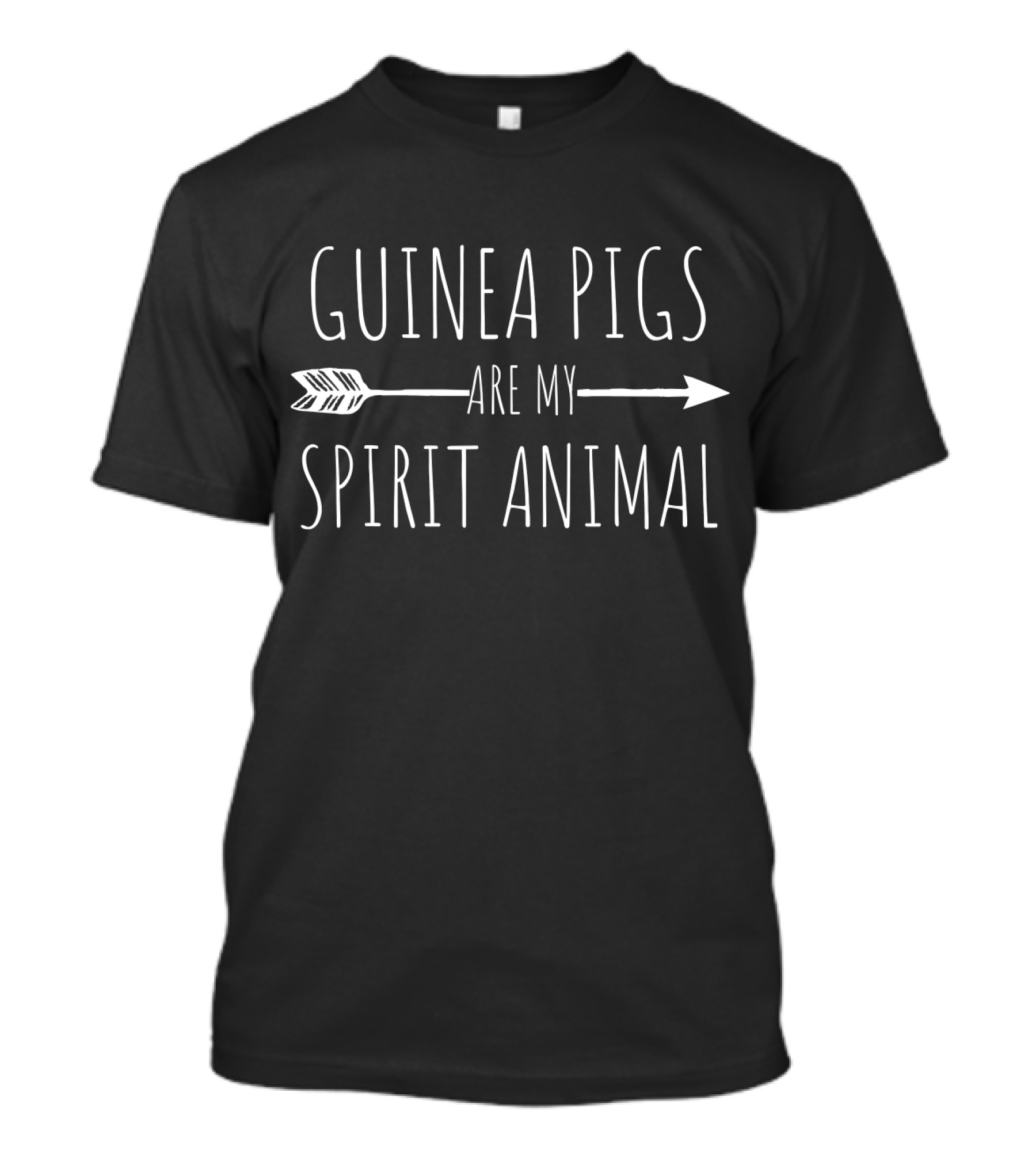 Guinea Pigs Are My Spirit Animal Arrow T-Shirt