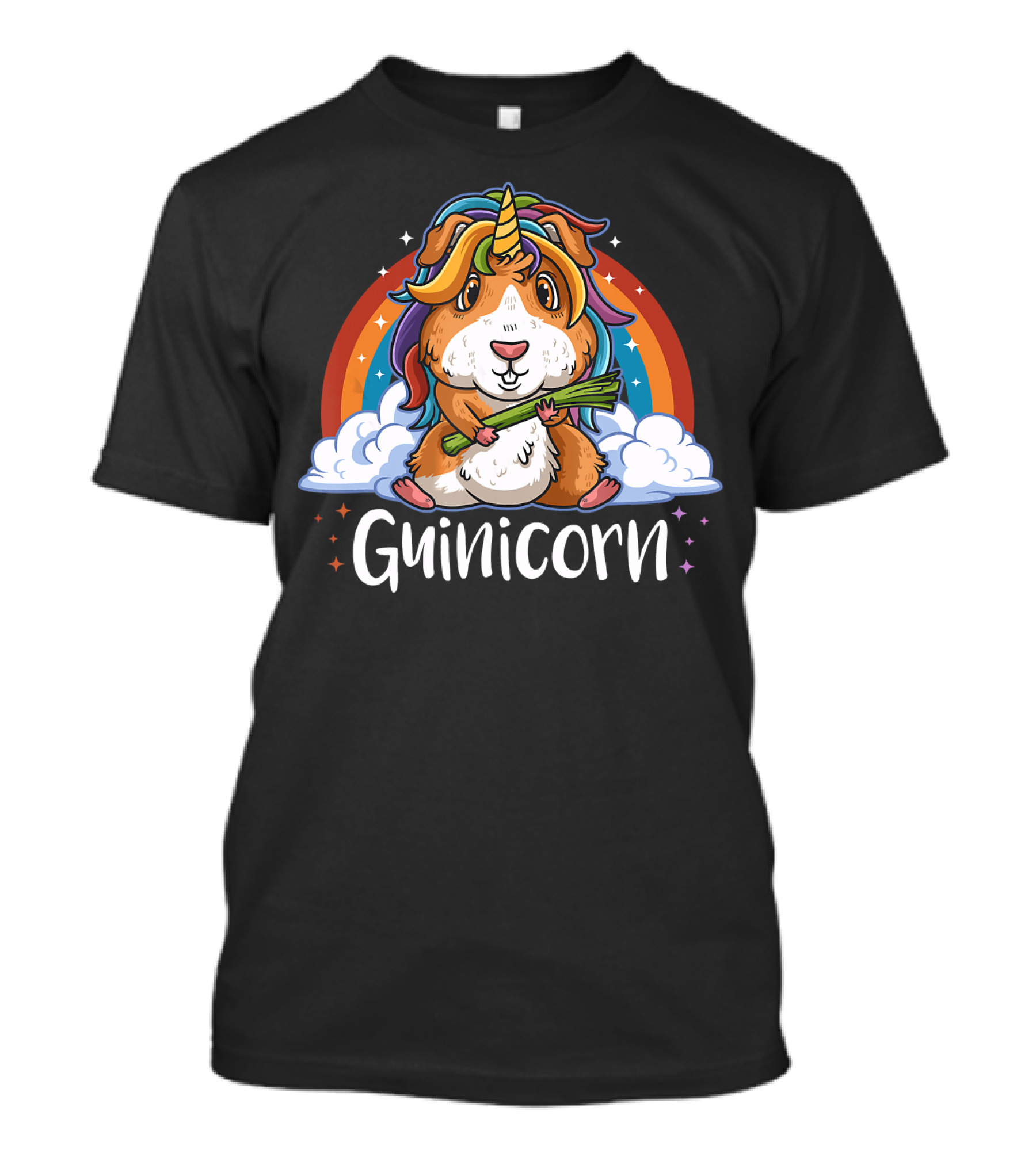Guinicorn Guinea Pig Unicorn Rainbow Magic T-Shirt