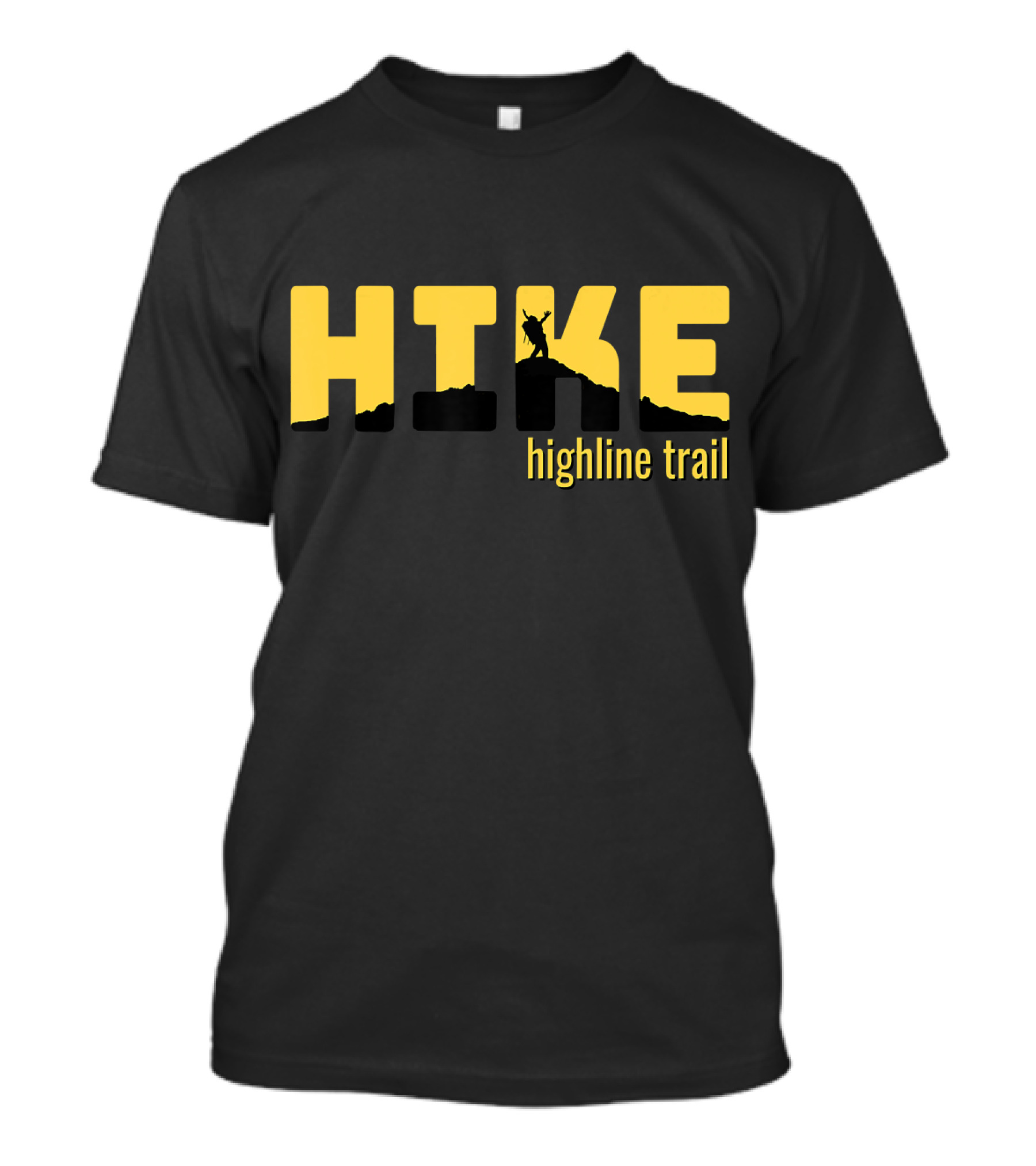 HIKE HIGHLINE TRAIL Silhouette Adventure T-Shirt