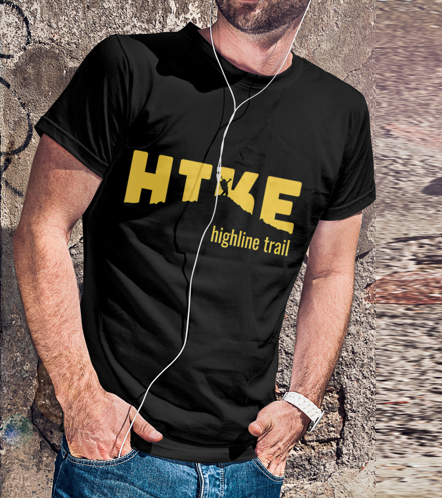 HIKE HIGHLINE TRAIL Silhouette Adventure T-Shirt