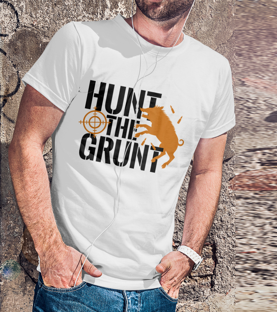 Hunt The Grunt Boar With Target And Bullets T-Shirt