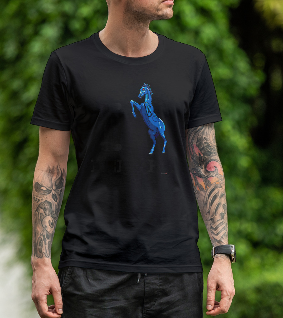 I Love Denver Evil Blue Blucifer T-Shirt
