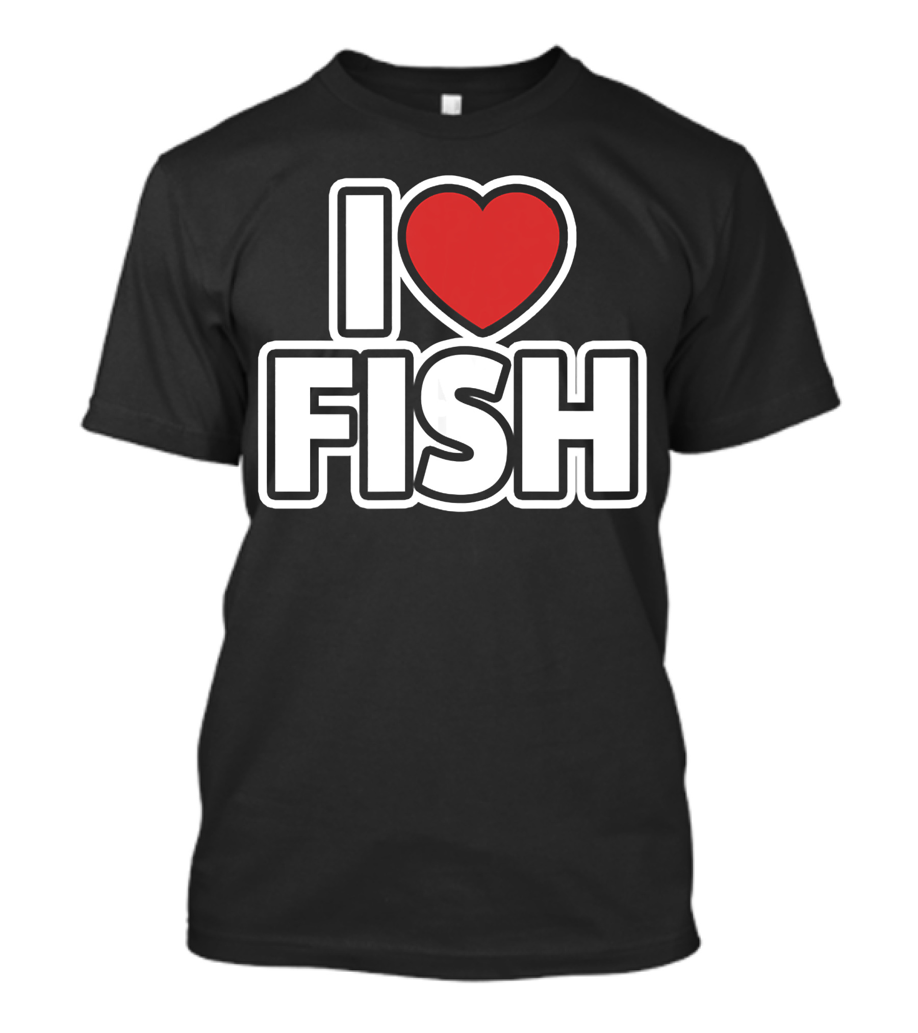 I Love Heart Fish T-Shirt