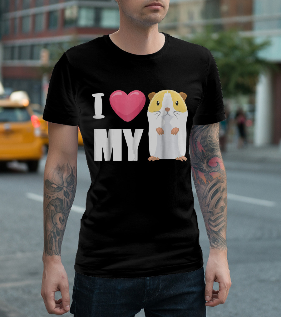 I Love My Cute Guinea Pig T-Shirt