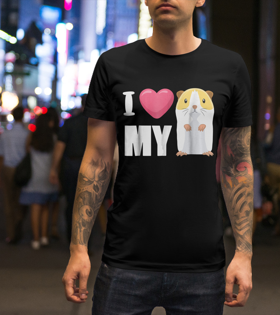 I Love My Cute Guinea Pig T-Shirt