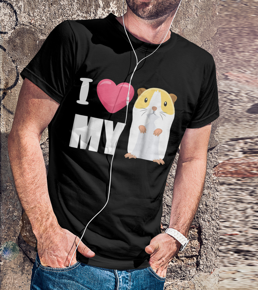 I Love My Cute Guinea Pig T-Shirt