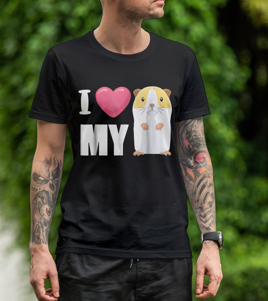 I Love My Cute Guinea Pig T-Shirt