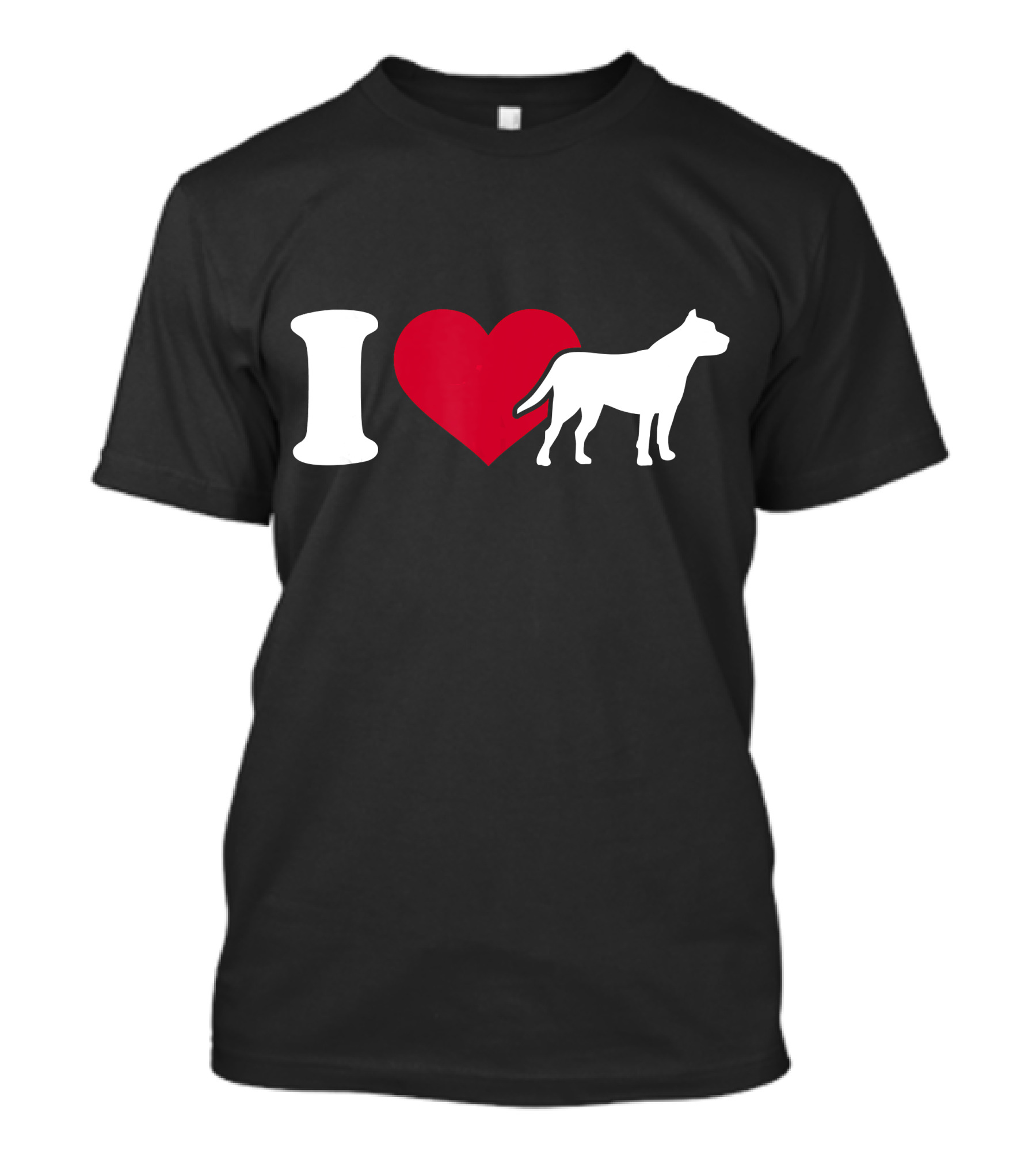 I Love Heart Pitbulls T-Shirt
