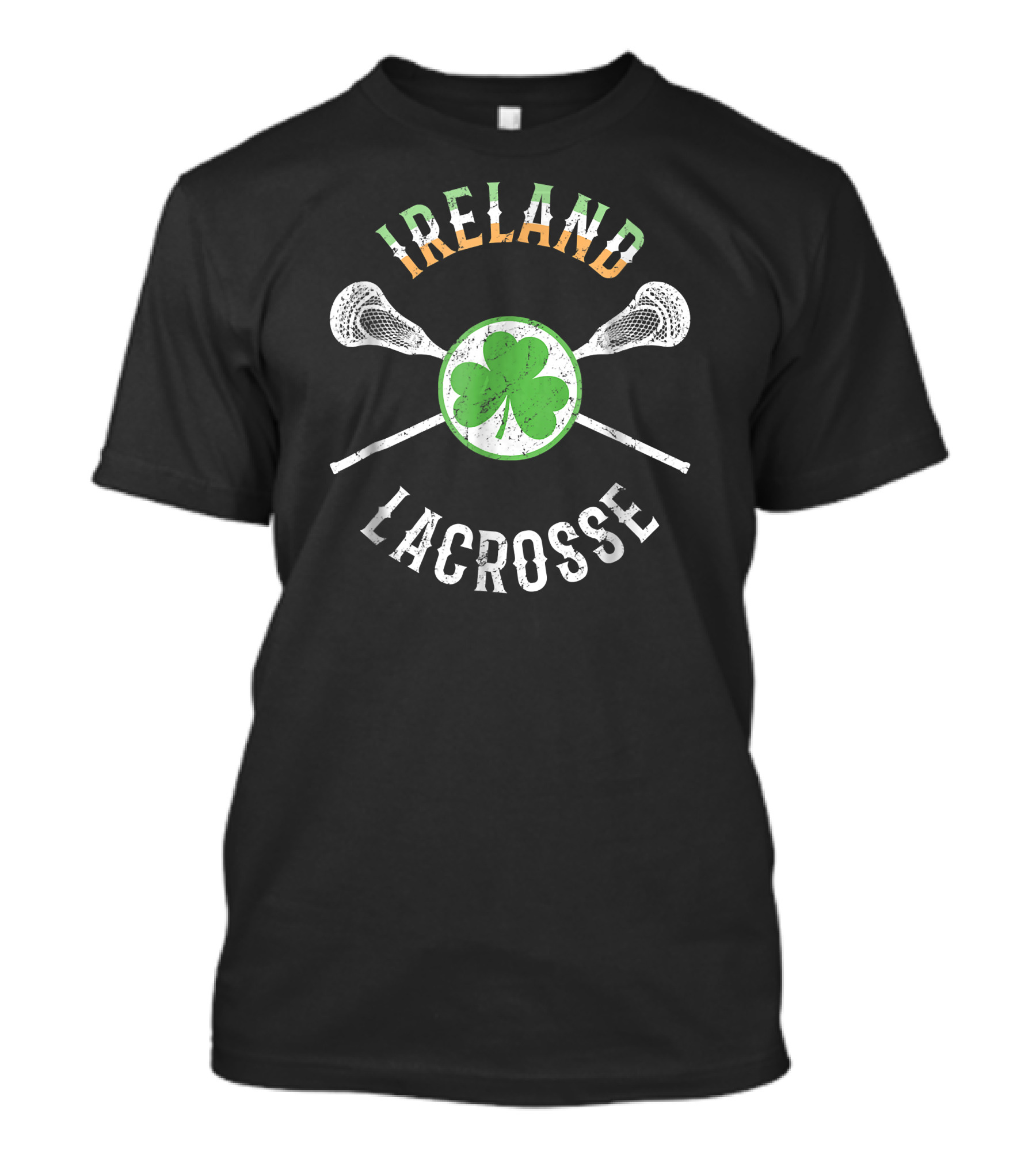 Ireland Shamrock Lacrosse Sticks Irish Lacrosse T-Shirt