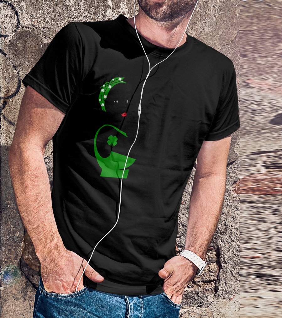 Rosie The Riveter Irish Shamrock St Patricks Iconic T-Shirt