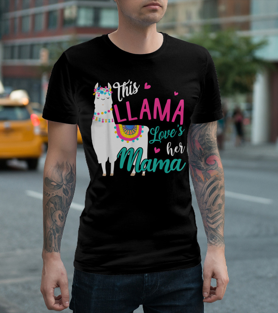 This Llama Loves Her Mama Mother's Day T-Shirt