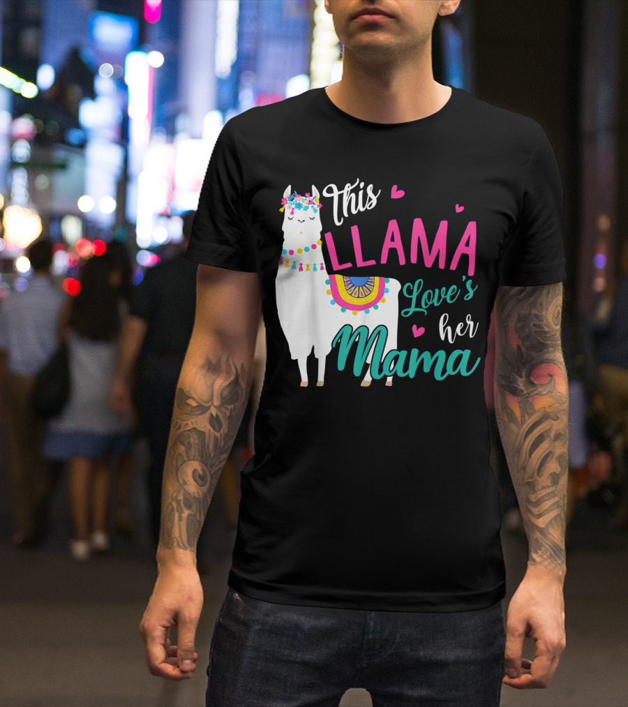 This Llama Loves Her Mama Mother's Day T-Shirt