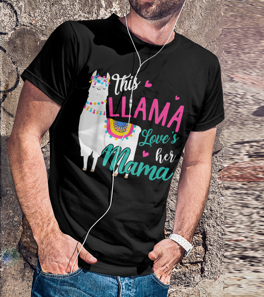 This Llama Loves Her Mama Mother's Day T-Shirt