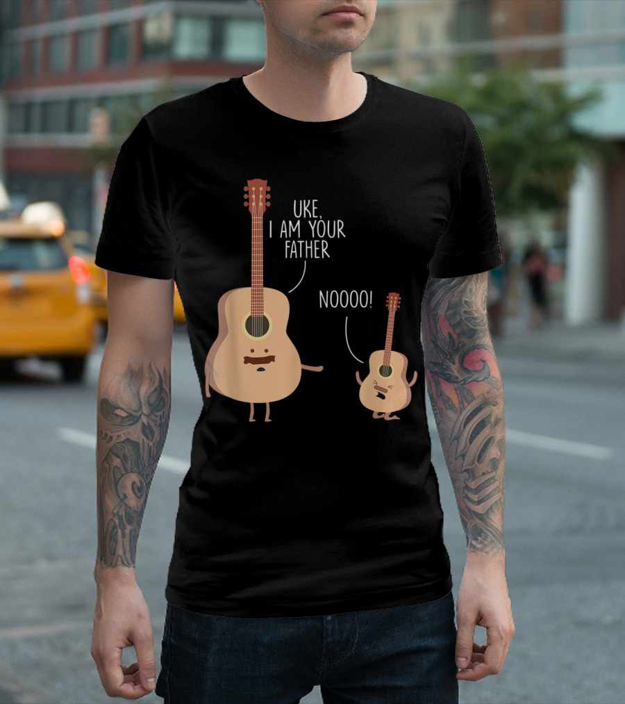 Uke I Am Your Father Ukulele Guitar NOOOO T-Shirt