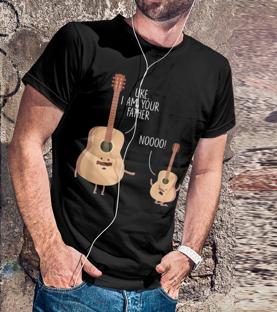 Uke I Am Your Father Ukulele Guitar NOOOO T-Shirt