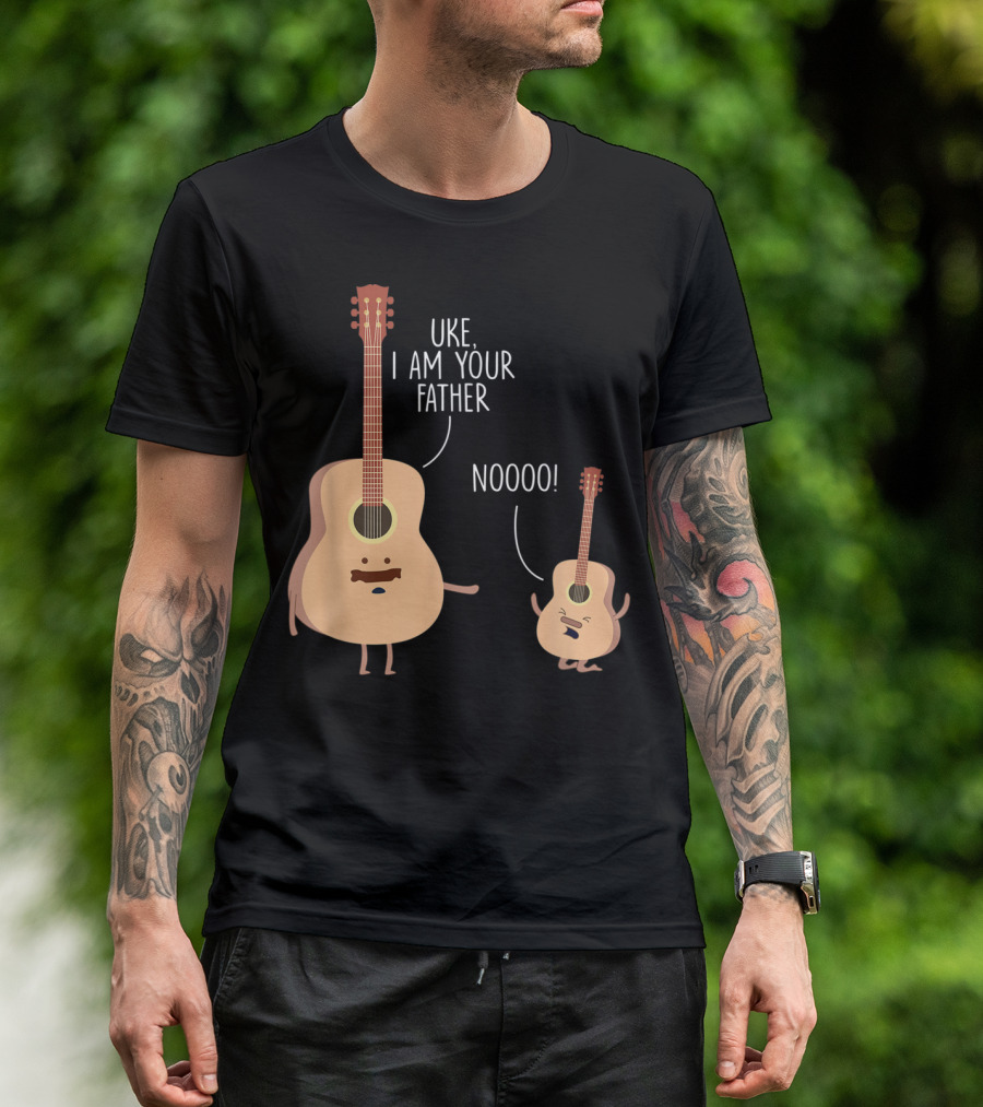 Uke I Am Your Father Ukulele Guitar NOOOO T-Shirt