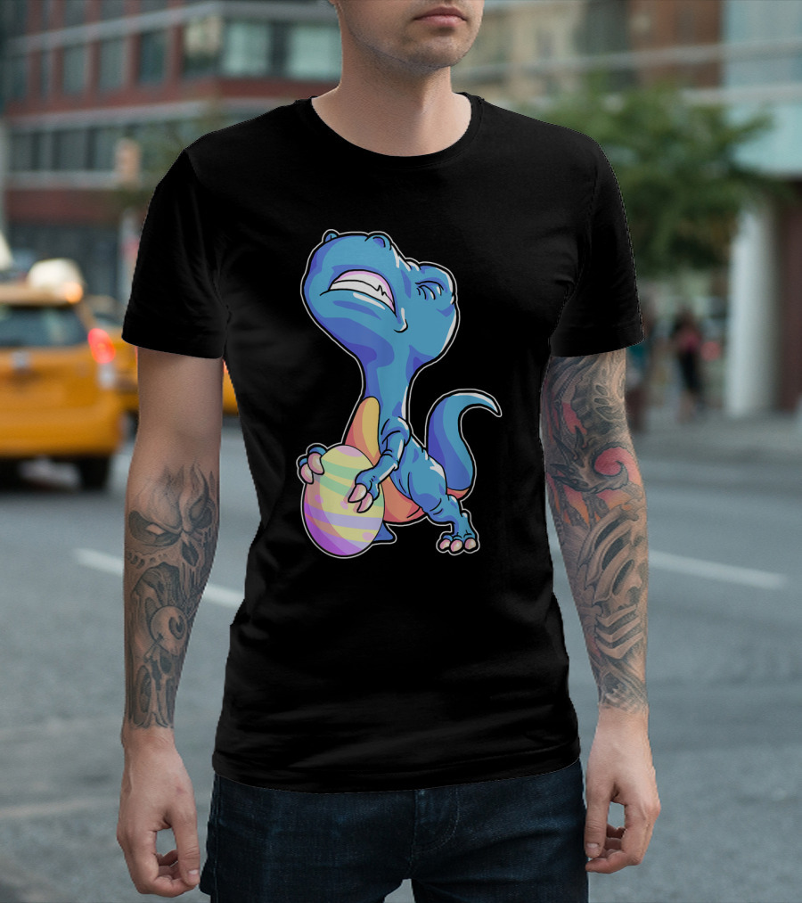 Dinosaur Egg Easter Rex Hates Hunting T-Shirt