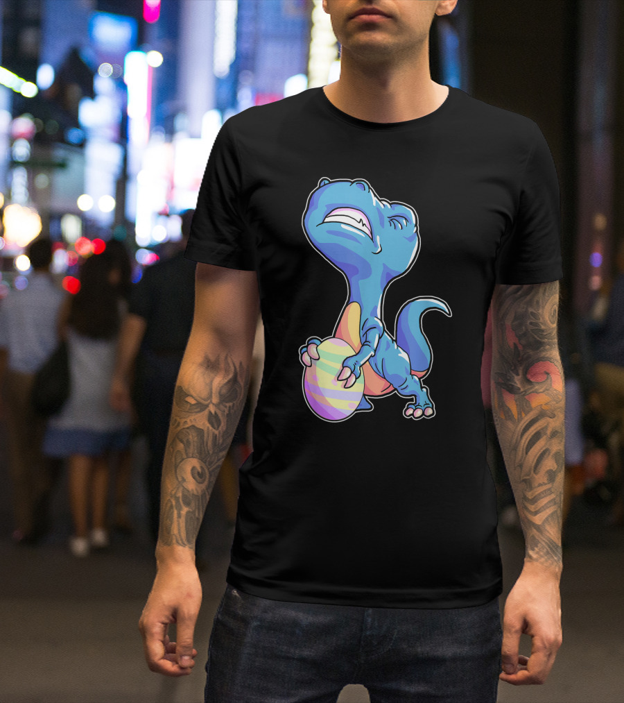 Dinosaur Egg Easter Rex Hates Hunting T-Shirt