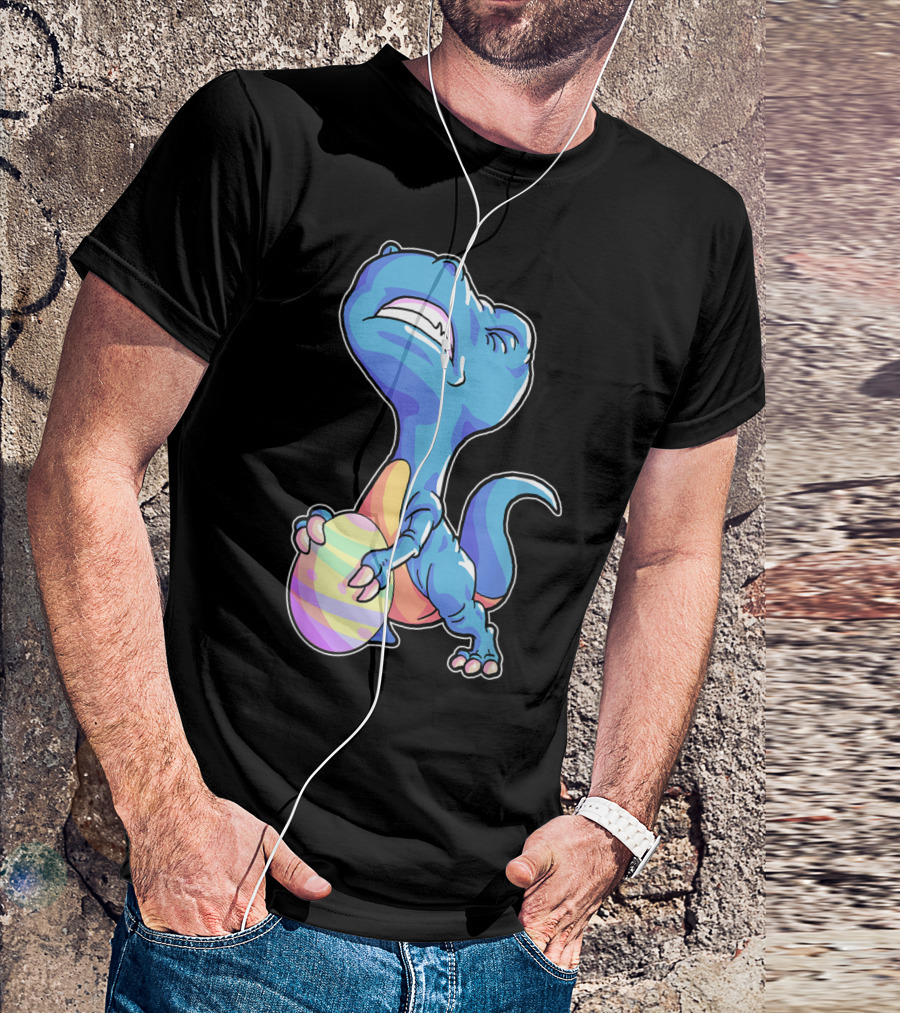 Dinosaur Egg Easter Rex Hates Hunting T-Shirt