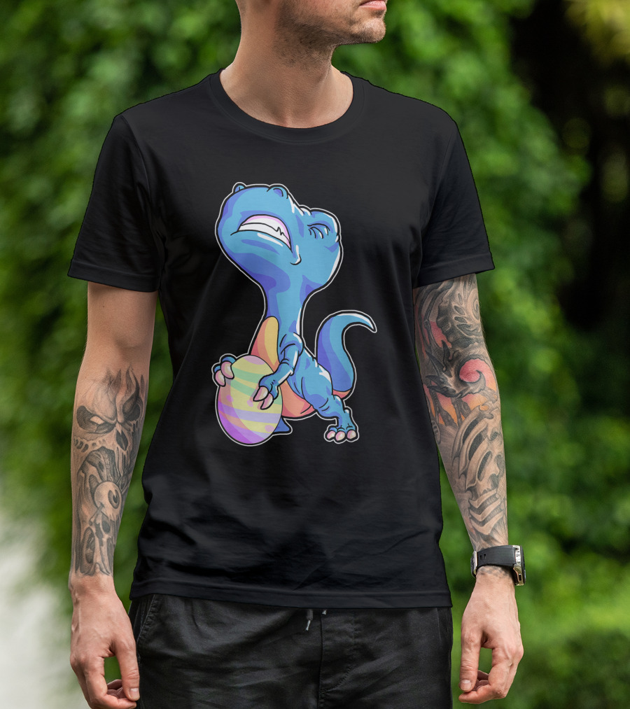 Dinosaur Egg Easter Rex Hates Hunting T-Shirt