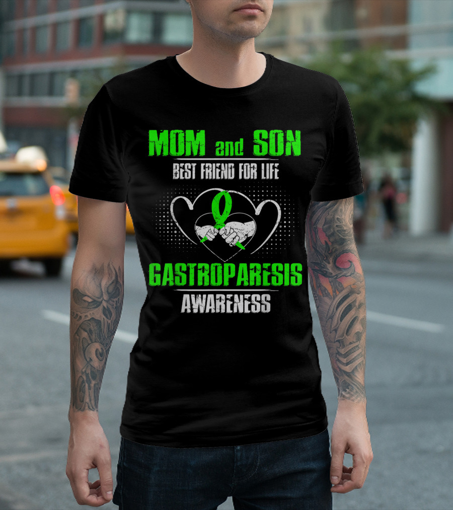 MOM AND SON BEST FRIEND FOR LIFE GASTROPARESIS AWARENESS T-Shirt