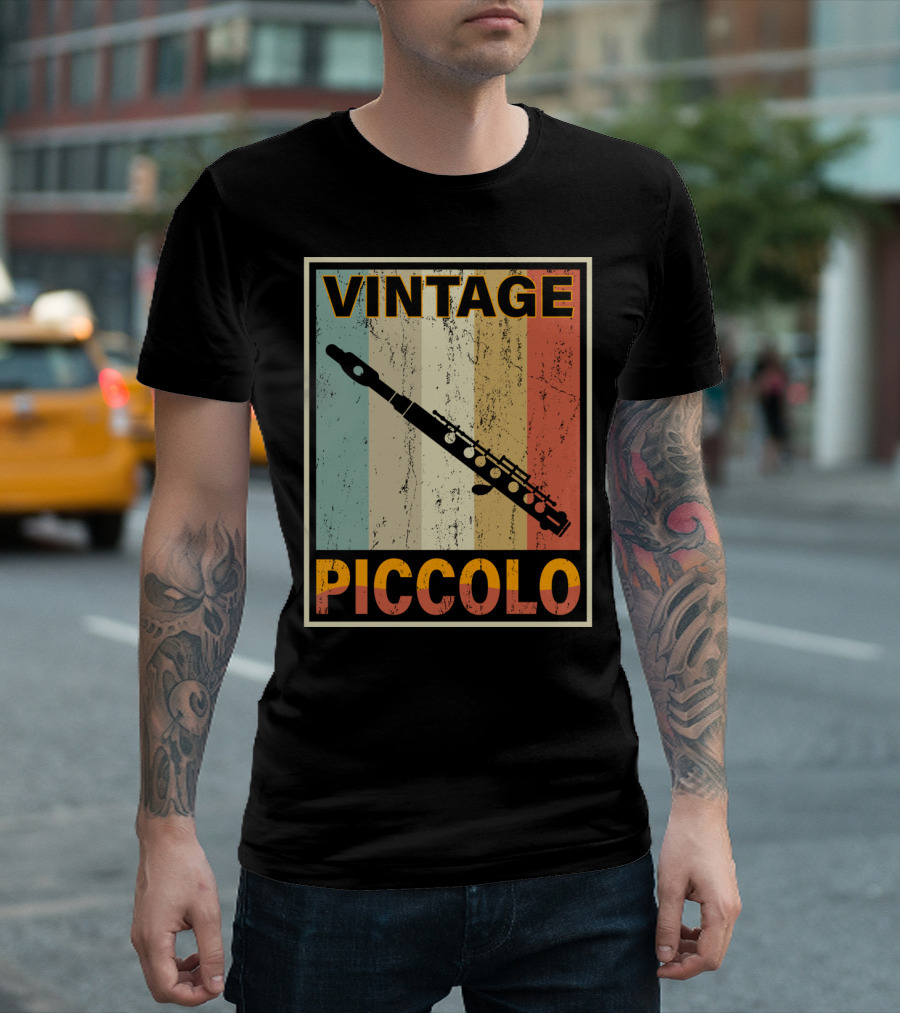 Vintage Piccolo Retro Stripes T-Shirt