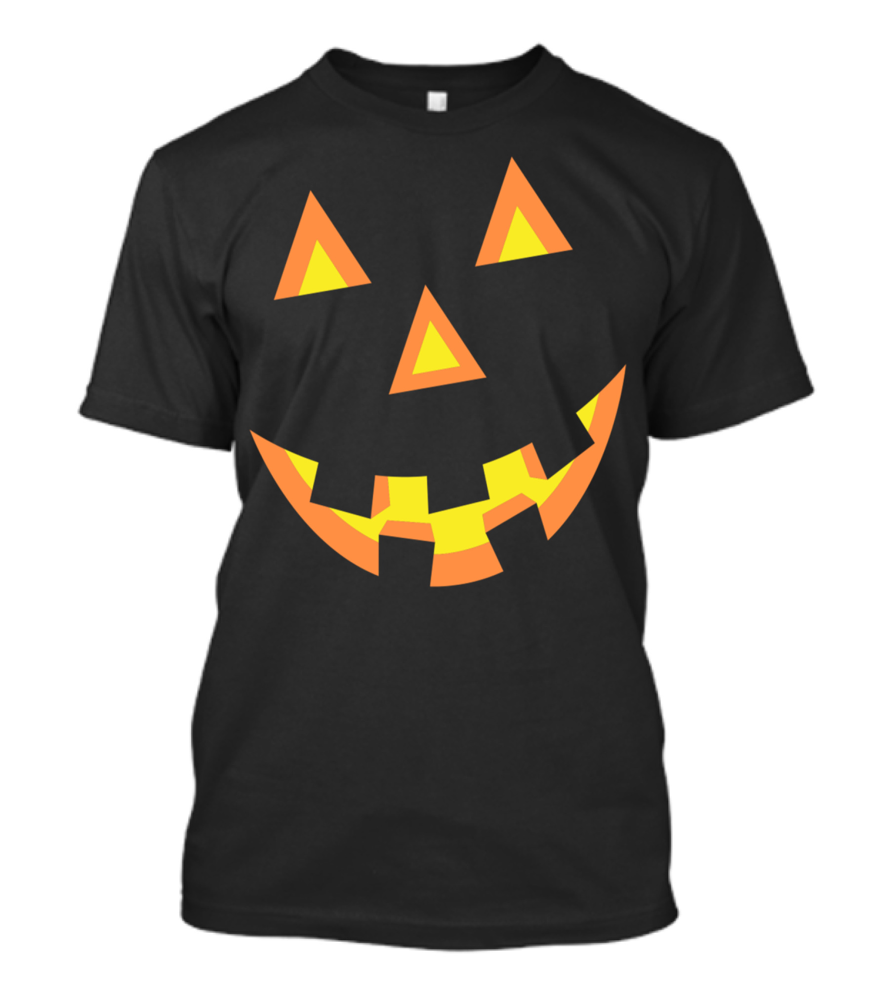 Halloween Pumpkin Jack O Lantern Face T-Shirt