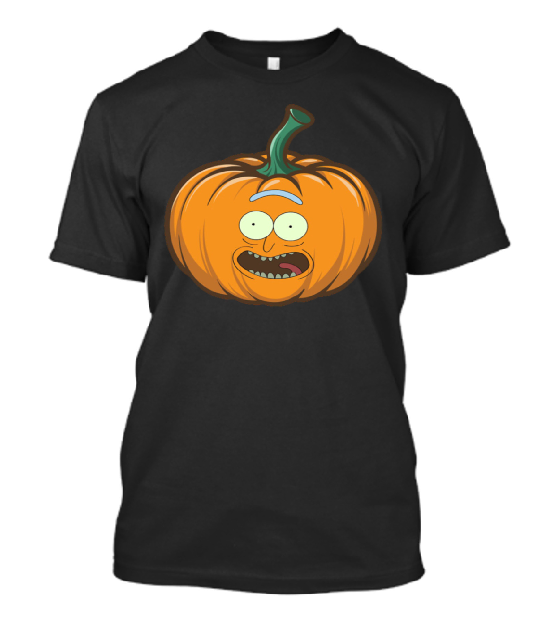 Halloween The Cool Pumpkin Limited Rick And Morty Pumpkin Face T-Shirt