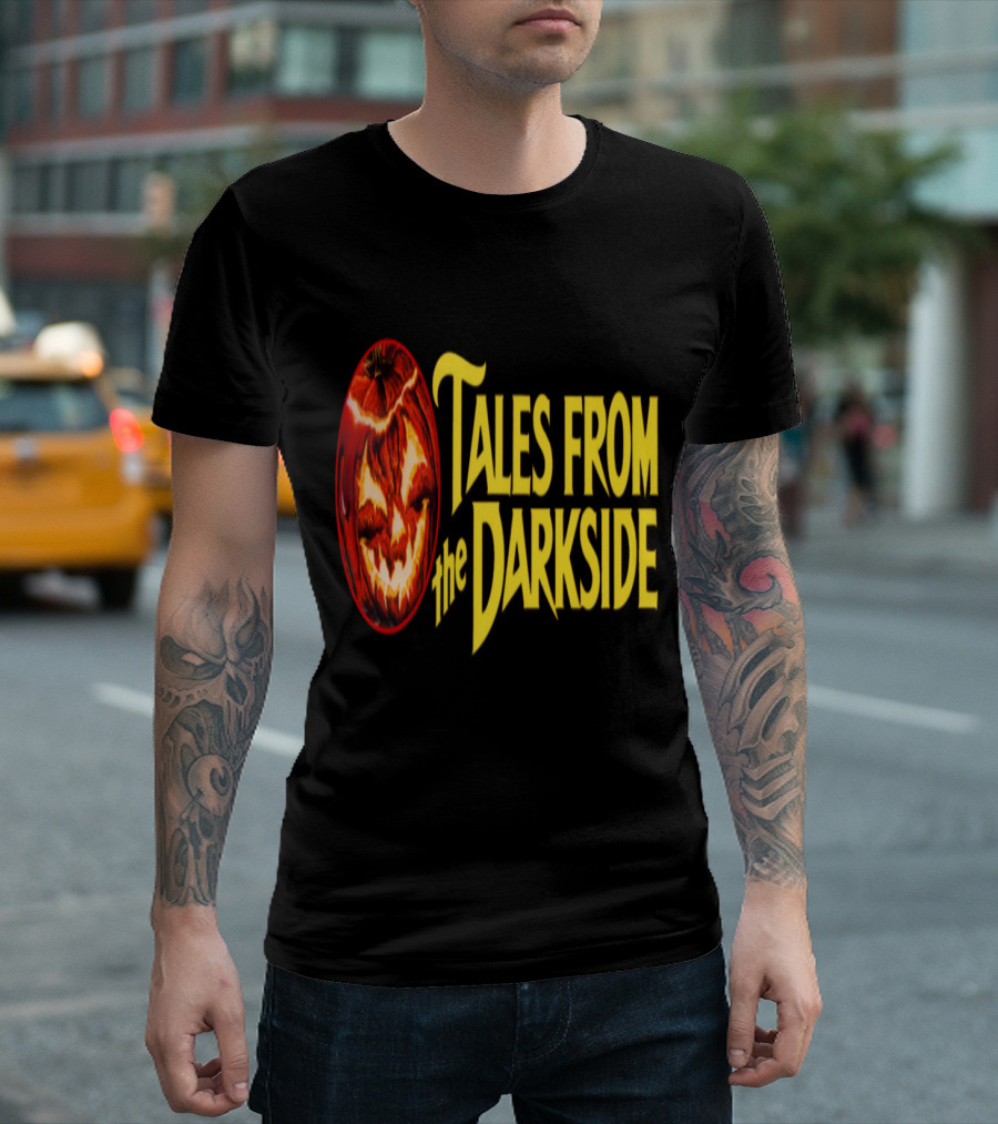 Tales from the Darkside Horror Pumpkin Face T-Shirt