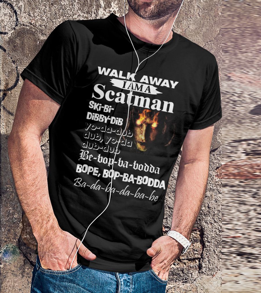 Walk Away I Am A Scatman Ski-Bi-Dibby-Dib Yo-da-dub Dub Yo-da Dub-dub Be-bop-ba-bodda Bope Bop-ba-bodda Ba-da-ba-da-ba-be T-Shirt
