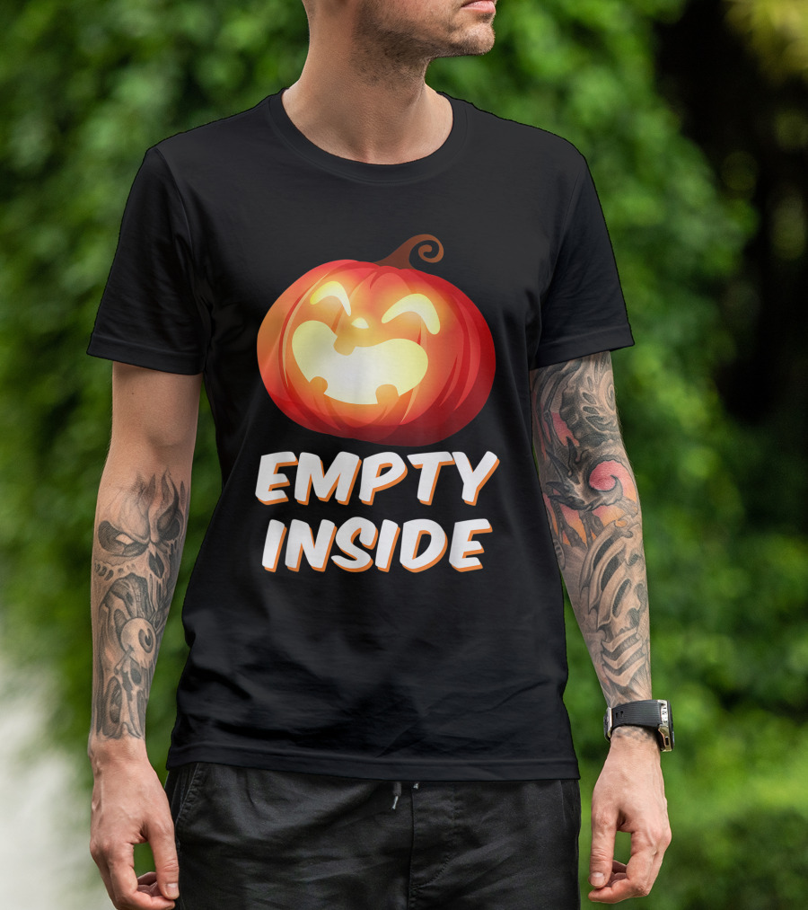 Empty Inside Halloween Pumpkin T-Shirt